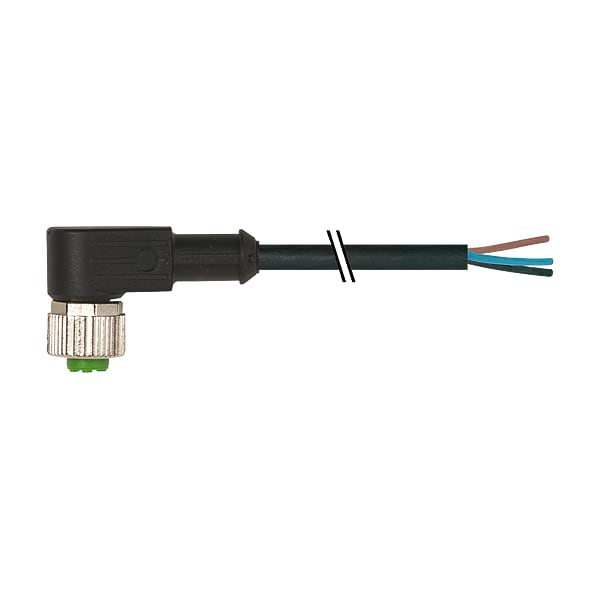 Murrelektronik M12 FEMALE 90 Degree LED, PUR 4X0.34 black UL/CSA, ROBOT, drag ch 15m 7000-12321-6231000 - main